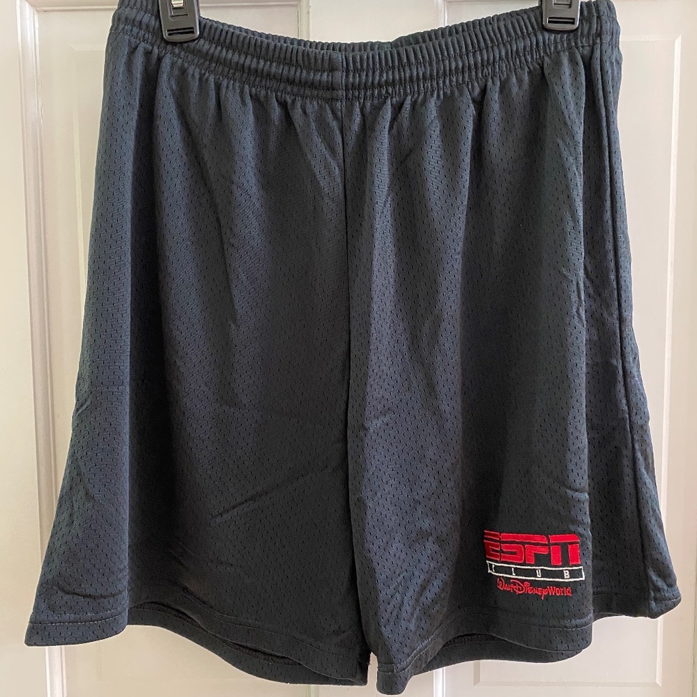 Vintage Disney Sports ESPN Club Walt Disney World mesh shorts